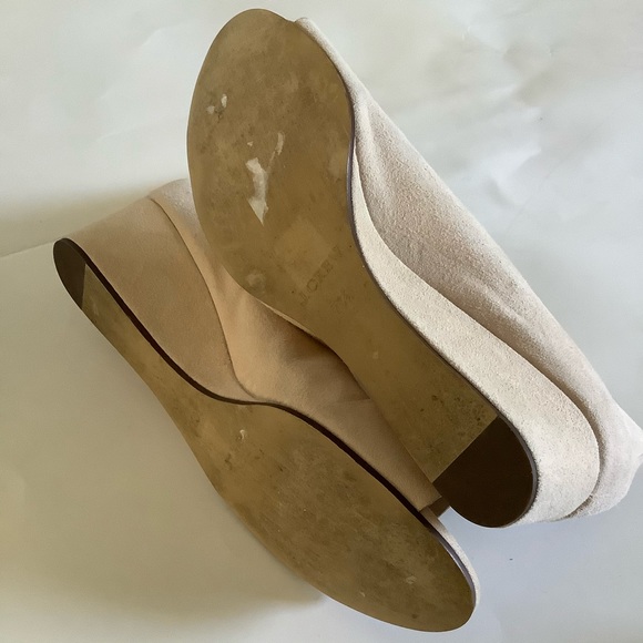 J Crew Laila Lace Up Wedge size 7.5 - Picture 8 of 9